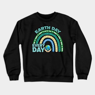 Earth Day Everyday Protect Our Planet Environmentalist Crewneck Sweatshirt